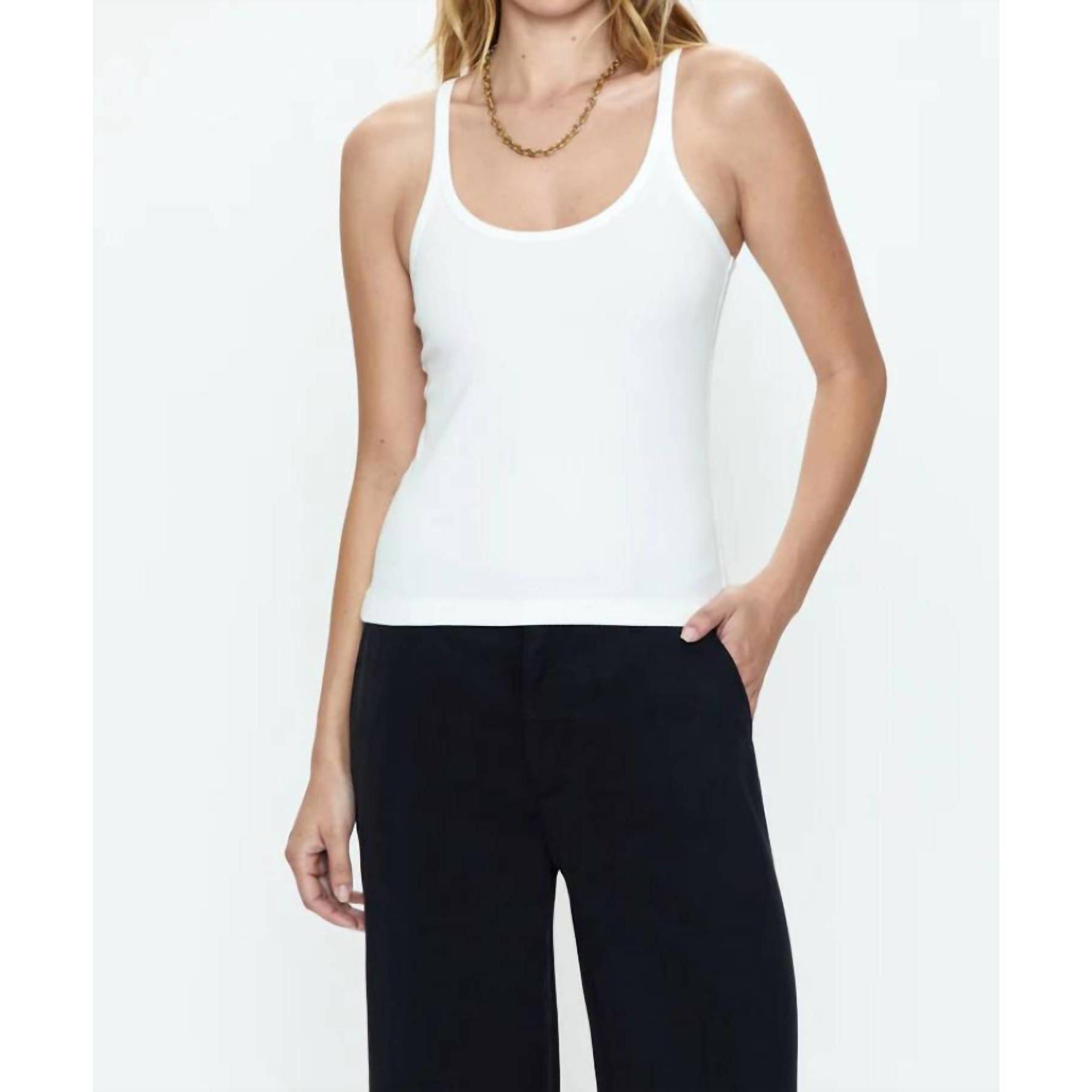 New Pistola Paloma Everyday Tank Top In Le Blanc